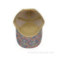 Cappellino da camioner a 5 pannelli personalizzato con logo all'ingrosso
